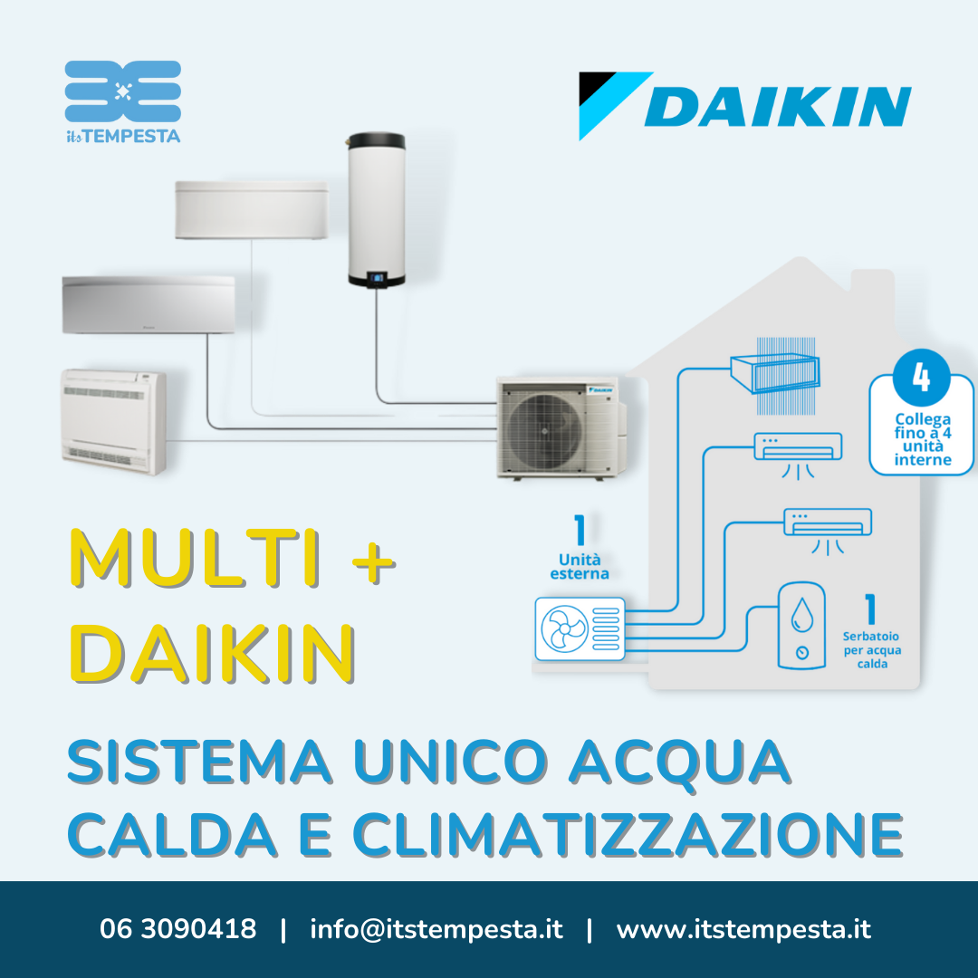 Daikin Multi + Tempesta Roma