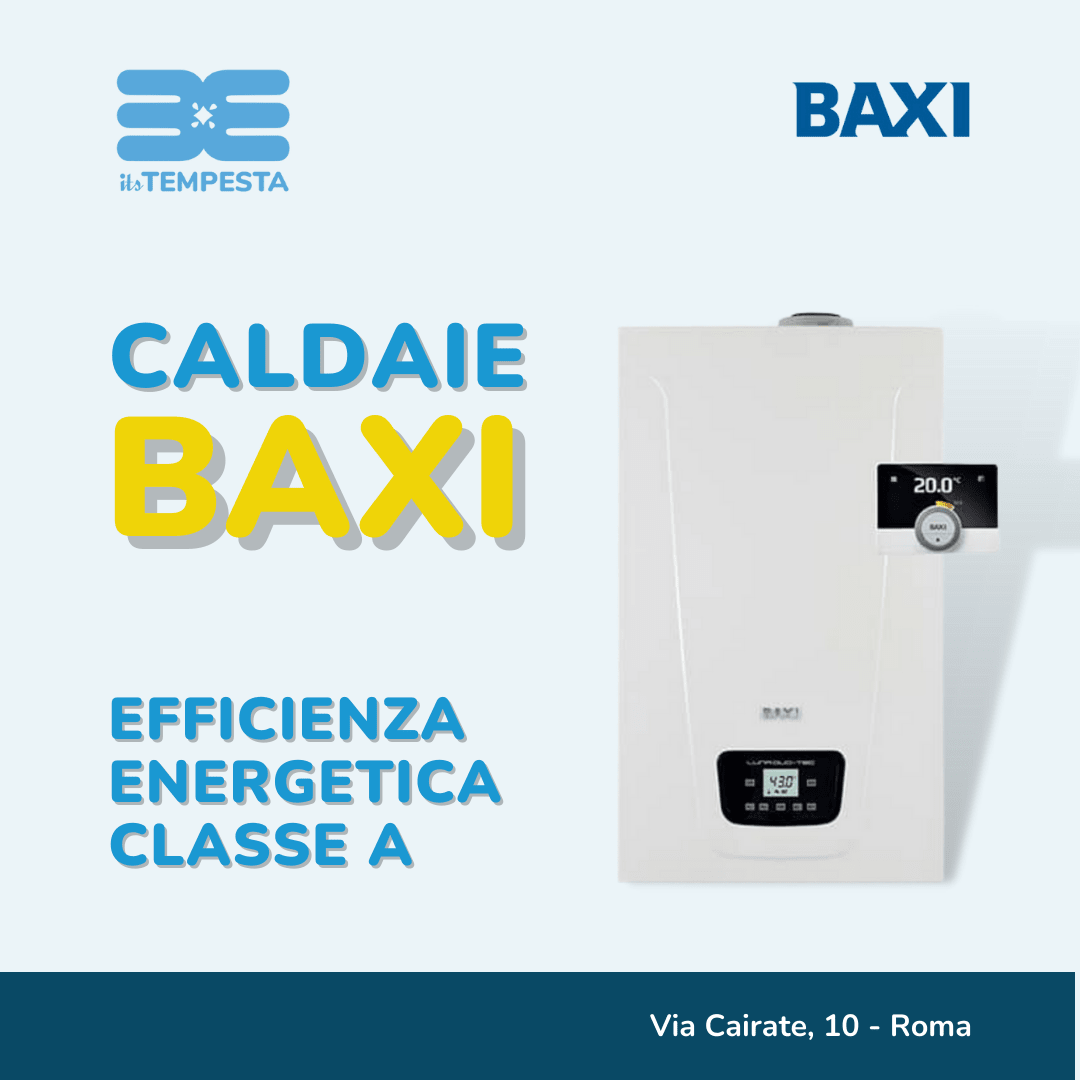 Caldaia Baxi Duo-tech Compact E a condensazione, CALDAIE BAXI A ROMA