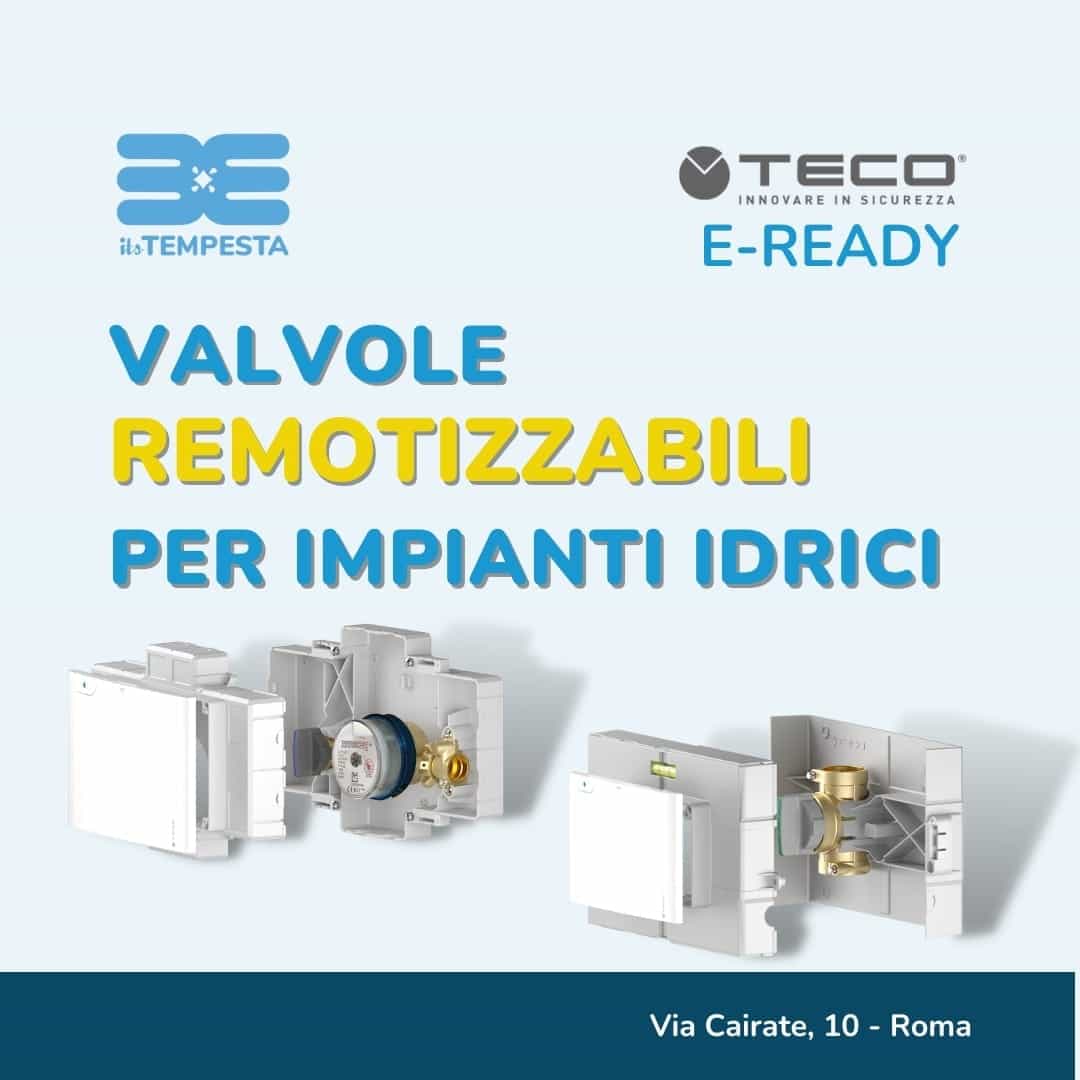 Valvola remotizzabile E-Ready Teco